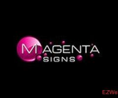 Magenta signs