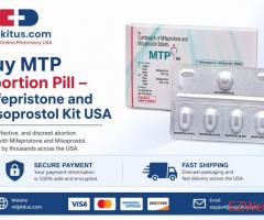 Buy MTP Abortion Pill - Mifepristone and Misoprostol Kit USA